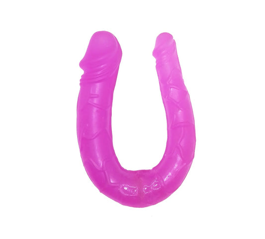 FEEL LOVE DILDO DOBLE - PURPURA