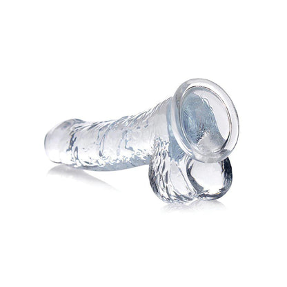 JOCK C-THRU 8" DONG WITH BALSS CLEAR