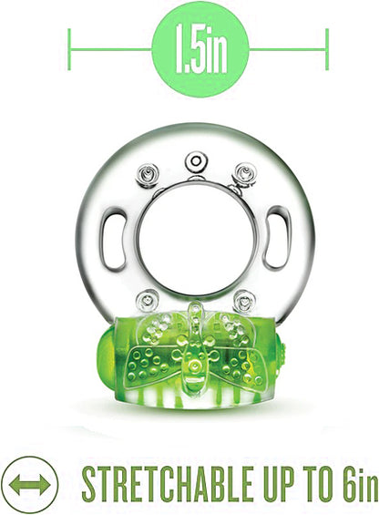 PLAY WITH ME AROUSER VIBRATING C-RING - GREEN